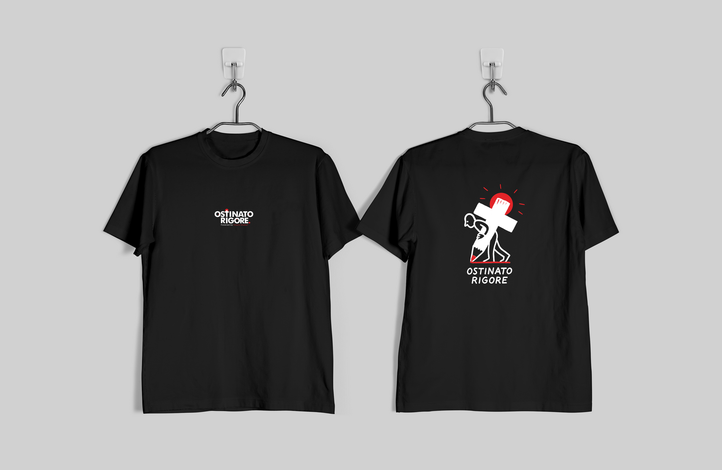 Stvoren Da Stvaram X Ostinato Rigore - Svako Svoj Križ Nosi - Black (T-Shirt)