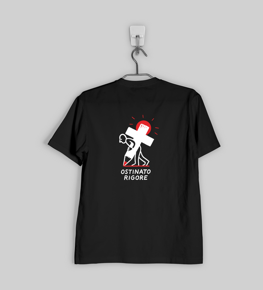 Stvoren Da Stvaram X Ostinato Rigore - Svako Svoj Križ Nosi - Black (T-Shirt)