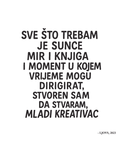Stvoren Da Stvaram X Ostinato Rigore - Dizajner
