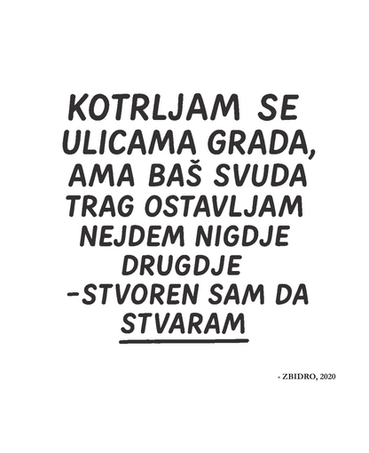 Stvoren Da Stvaram X Ostinato Rigore - ZBIDRO FPD BAYER